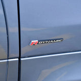 Land Rover R DYNAMIC Logo Metal Car Rear Sticker Decal Auto Fender Side Emblem Badge
