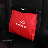 Leather Multiple Uses Bag Car LED Garbage Case Storage Box for NX200T ES250 ES330 RX270 RX350 IS200 IS300 GS430 CT200H