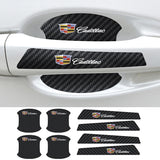 Cadillac Luminous Carbon Fiber Car Door Bowl Handle Anti-collision Protective Stickers Scratches Film
