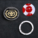 Toyota Carbon Fiber Car Engine One-click Start Stop Button Cover Sticker
