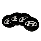 4pcs 56mm Hyundai Car Wheel Center Hub Caps Sticker Decal