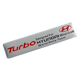 Hyundai Aluminum Alloy Car Body Sticker Nameplate Rear Emblem Badge Decal