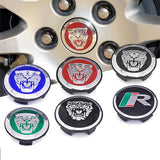 4pcs/set 5.85cm Jaguar ABS Car Wheel Hub Center Caps Covers