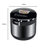 Cadillac Metal Car Ash Tray Auto Ashtray Cigarette Holder Box with LED Light
