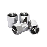 4pcs/set Tesla Car Air Valve Stem Cap Auto Tyre Valve Covers