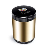 Cadillac Metal Car Ash Tray Auto Ashtray Cigarette Holder Box with LED Light