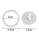 Peugeot Diamond Car Engine One-click Start Stop Button Cover Sticker