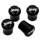4pcs/set Jeep Logo Car Air Valve Stem Caps Auto Tyre Valve Covers