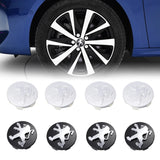 4pcs/set 60mm Peugeot ABS Car Wheel Hub Center Caps Covers