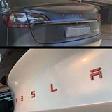 Tesla Metal Car Rear Sticker Emblem Badge Decal