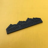 Dodge Mountain High Country Logo Metal Car Rear Sticker Auto Front Grille Emblem Badge