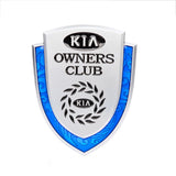 KIA Metal Shield Car Rear Sticker Auto Window Emblem Badge Decal