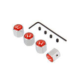 4pcs/set Honda Mugen Typer Anti-Theft Car Air Valve Stem Cap Auto Tyre Valve Covers