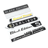 Car Stickers Badge Emblem Decal for Toyota Land Cruiser Executive Lounge White Black Edition S Excalibur Grand Touring GT Decals
