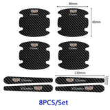 Cadillac Carbon Fiber Car Door Bowl Handle Anti-collision Protective Stickers Scratches Film