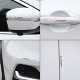 4pcs Mitsubishi Car Door Bumper Strip Anti-collision Protection Sticker
