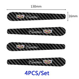 Cadillac Carbon Fiber Car Door Bowl Handle Anti-collision Protective Stickers Scratches Film