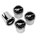4pcs/set Ford Mustang Logo Car Air Valve Stem Caps Auto Tyre Valve Covers