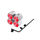 4pcs/set Ford Cobra Shelby Anti-Theft Car Air Valve Stem Cap Auto Tyre Valve Covers
