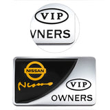 Nissan VIP OWNERS Metal Car Stickers Rear Emblem Badge