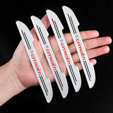 4pcs Citroen Car Door Bumper Strip Anti-collision Protection Sticker