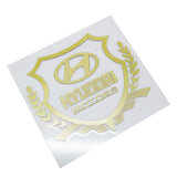 Hyundai Shield Car Rear Sticker Auto Window Emblem Badge Decal