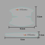 8pcs Cadillac Car Door Handle Bowl Wrist Transparent Protector Anti-collision Decal