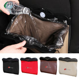 Audi Sline PU Leather Car Garbage Storage Bag