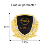 Opel Metal Diamond Car Rear Sticker Trunk Emblem Badge Decal