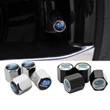 4pcs/set Subaru STI Car Air Valve Stem Cap Auto Tyre Valve Covers