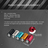 4pcs/set Renault Logo Matte Car Air Valve Stem Caps Auto Tyre Valve Covers