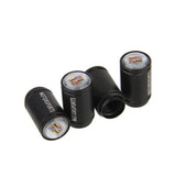 4pcs/set Cadillac Logo Matte Car Air Valve Stem Caps Auto Tyre Valve Covers