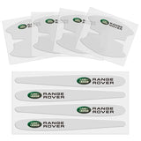 8pcs Land Rover Car Door Handle Bowl Wrist Transparent Protector Anti-collision Decal