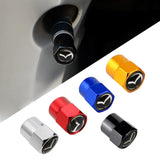 4pcs/set Mazda Car Air Valve Stem Cap Auto Tyre Valve Covers