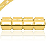 4pcs/set Nissan Nismo Stainless Steel Car Door Lock Cover Protection