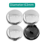 63mm Dodge SRT Logo Car Wheel Hub Center Caps Covers