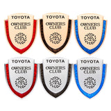 Toyota Metal Shield Car Rear Sticker Auto Window Emblem Badge Decal