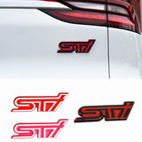 Subaru STI Metal Car Front Hood Grille Emblem Badge Auto Rear Sticker Decal