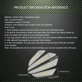 4pcs/set Lincoln Carbon Fiber Car Door Anti-Scratch Sticker Door Side Protection Bumper Strips