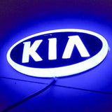 13x6.5cm KIA Car LED Light Front Rear Emblem Badge