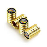 4pcs/set Cadillac Car Wheel Tire Air Covers Dust Proof Tire Valve Caps