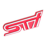 Subaru STI Metal Car Front Hood Grille Emblem Badge Auto Rear Sticker Decal