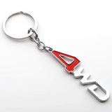 Jeep 4x4 4WD Logo Metal Car Key Rings Keychain Pendant