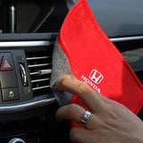25*20cm for Logo Accord Civic Odyssey CRV Jazz Pilot City Car Styling Strong Absorbent Cloth Cleaning Towel Accessories