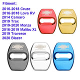 4pcs/set Chevrolet Stainless Steel Car Door Lock Cover Protection
