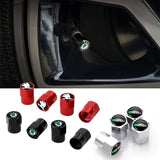 4pcs/set Skoda Car Air Valve Stem Cap Auto Tyre Valve Covers