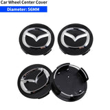 4pcs/set 52/56/60mm Mazda Car Wheel Center Hub Caps Hub Covers