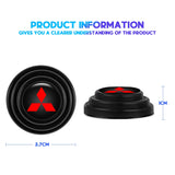 4pcs/set Mitsubishi Car Door Shock Stickers Luminous Absorber Decal