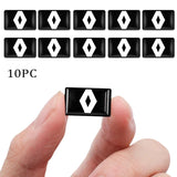 10pcs Renault Epoxy Car Armrest Button Sticker