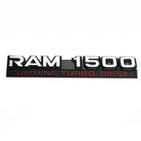 Dodge RAM 1500 2500 3500 Cummins Logo ABS Car Fender Side Emblem Badge Sticker